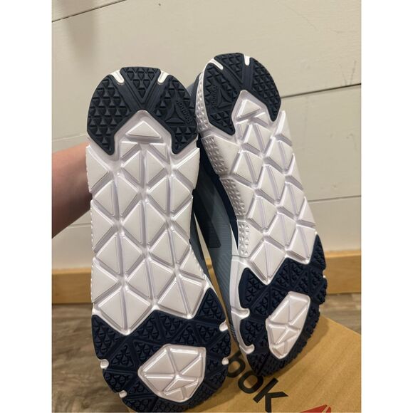 Reebok Trainflex BD5893 Mens Blue Mesh Lace Up Athletic Cross Training Shoes 13